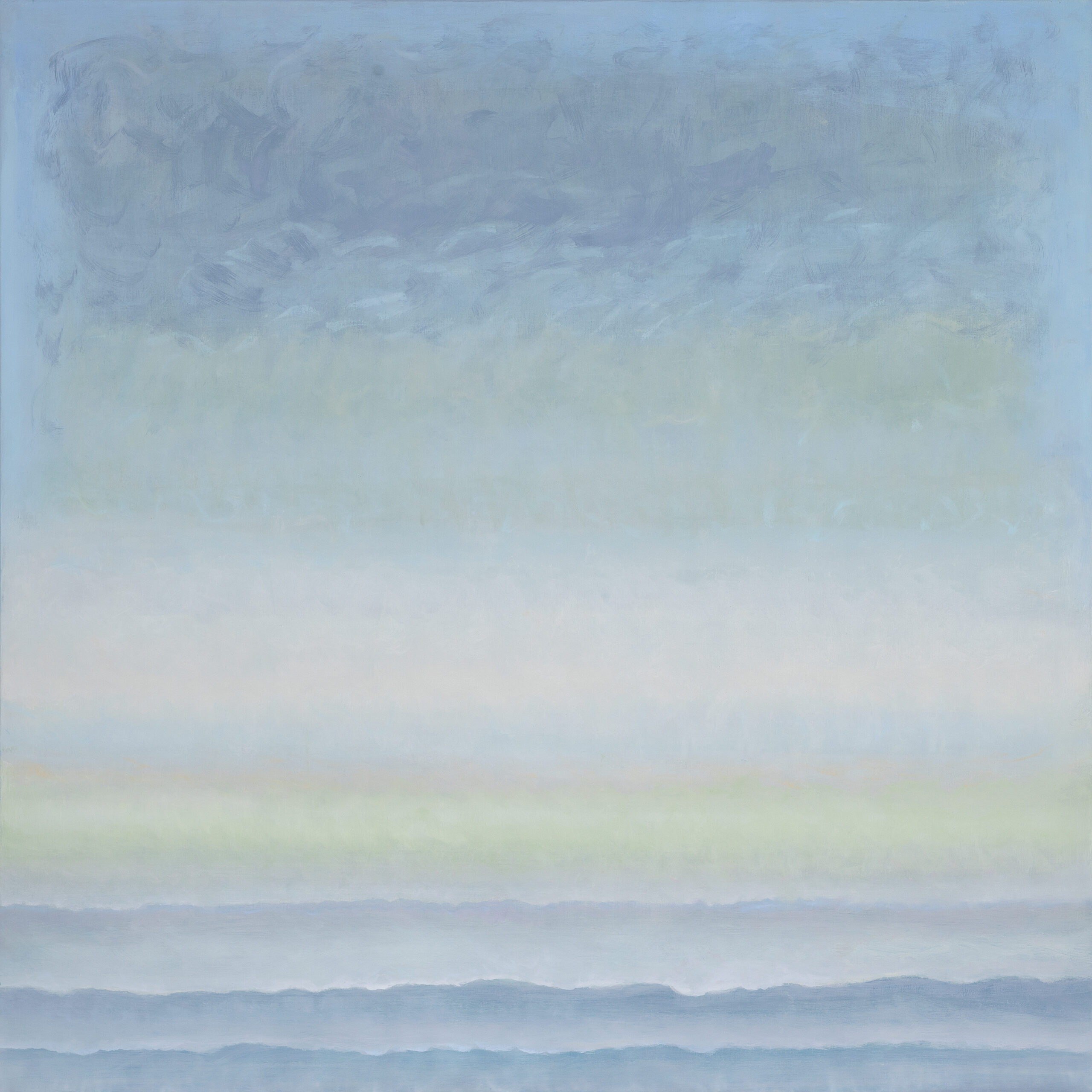 Janet Jennings SEA CLOUD, 2022, 48x48 inches, oil on canvas
