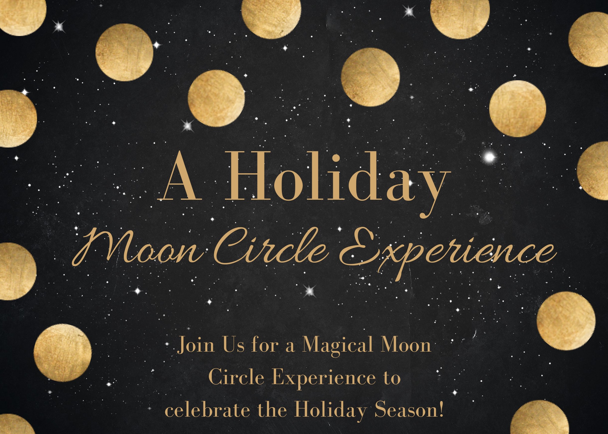 A Holiday Moon Circle Experience Full Moon Women's Circle Event