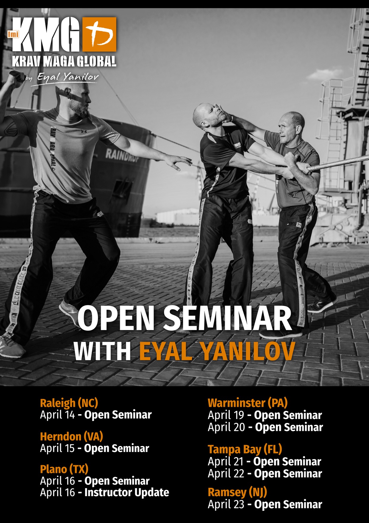 EYAL YANILOV KRAV MAGA OPEN LEVEL SEMINAR APRIL 23rd 2023