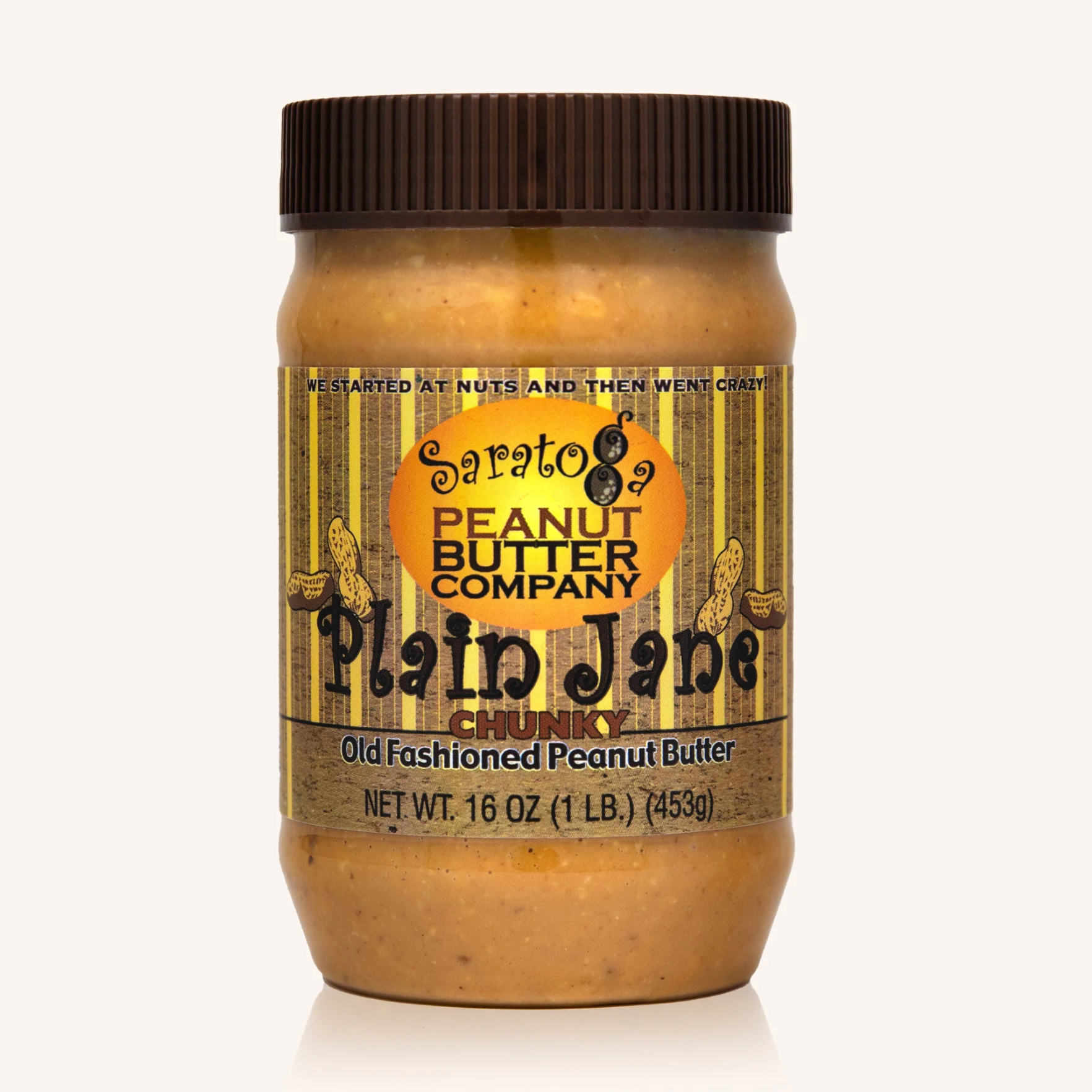 Plain Jane Chunky Peanut Butter - Saratoga Peanut Butter Company