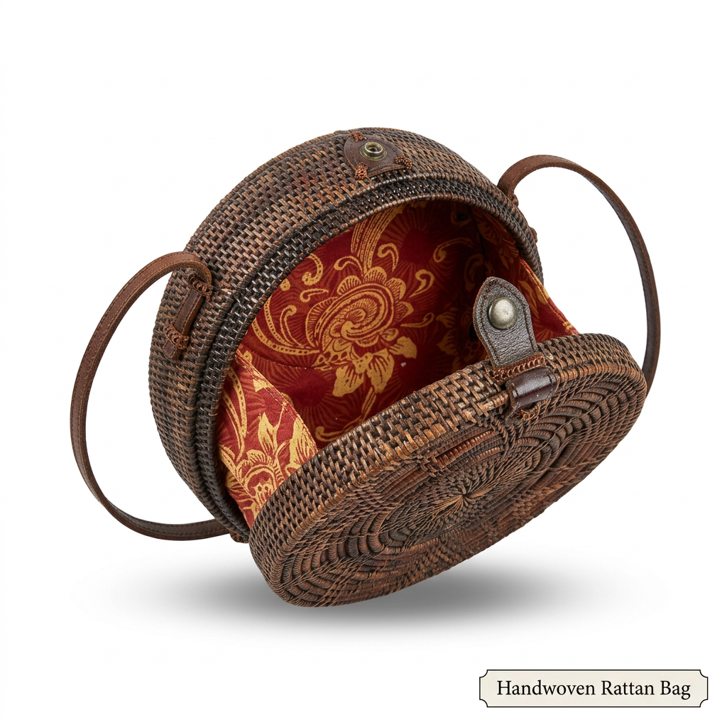 BOHO woven cross-body bag